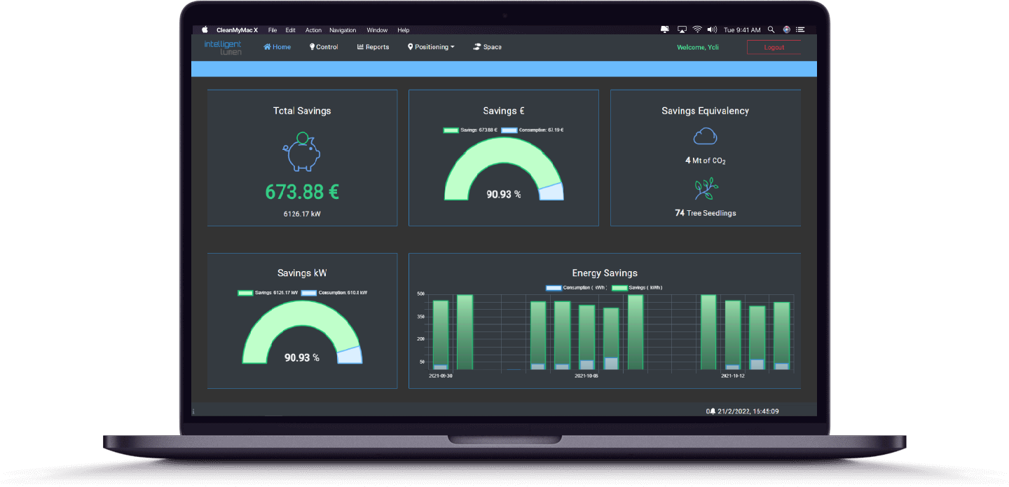 Dashboard Software Intelligent Lumen