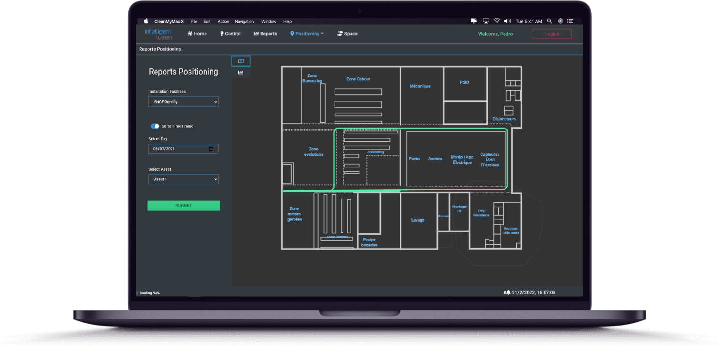 Positioning software
