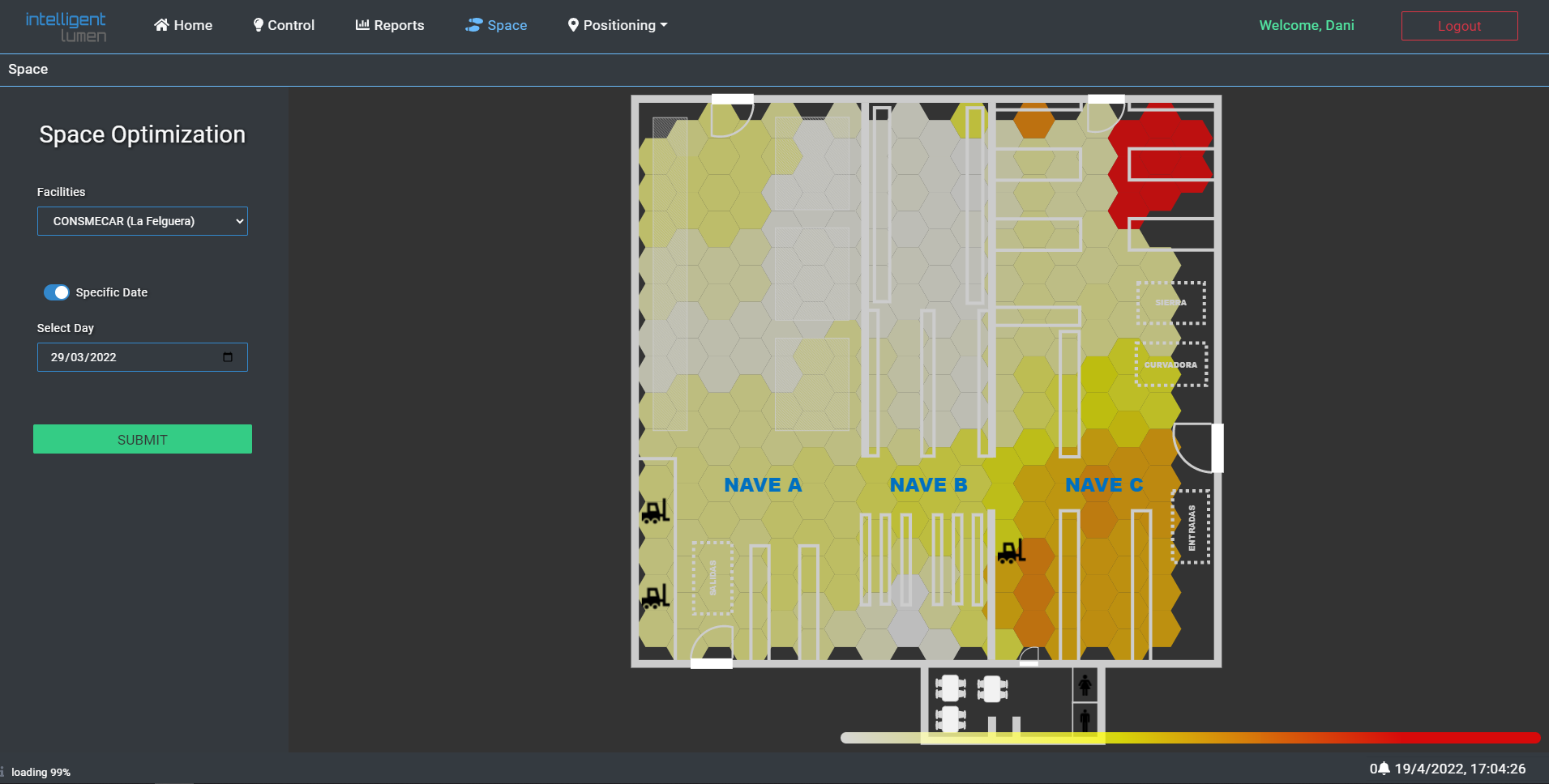 Show how the heatmap works